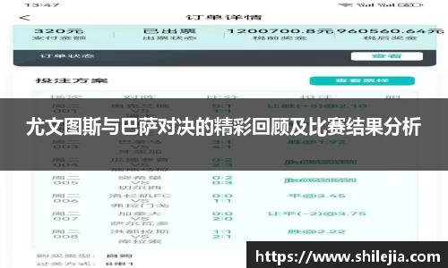 尤文图斯与巴萨对决的精彩回顾及比赛结果分析